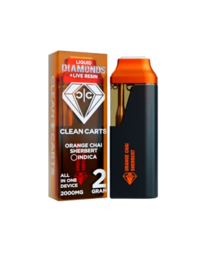 Orange Chai Sherbert Clean Carts