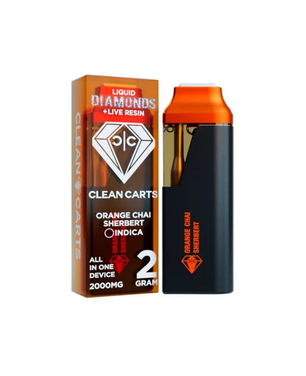 Orange Chai Sherbert Clean Carts