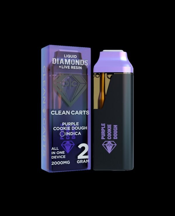 Purple Cookies Dough clean carts