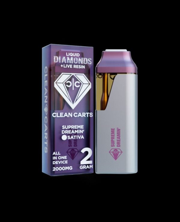 SUPREME DREAMIN SUPREME DREAMIN Vape cartridge with packaging design