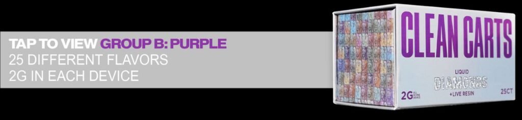 clean carts group B purple